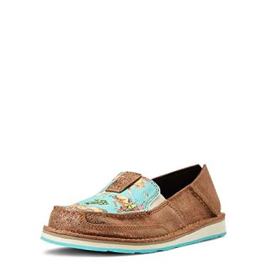 Imagem de ARIAT Women's Cruiser Boat Shoe, Copper Metallic, 7.5