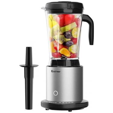 Imagem de Liquidificador de Bancada 2L com 10 Velocidades, 1500W, 110v, COSTWAY, Prateado