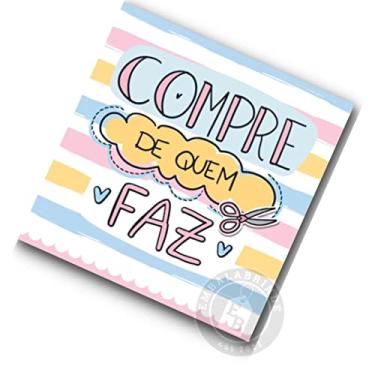 Imagem de Genérico Mini Cartão De Agradecimento Ao Cliente 4,3 x 4,8cm - 100 Unidades (Compre de quem faz)