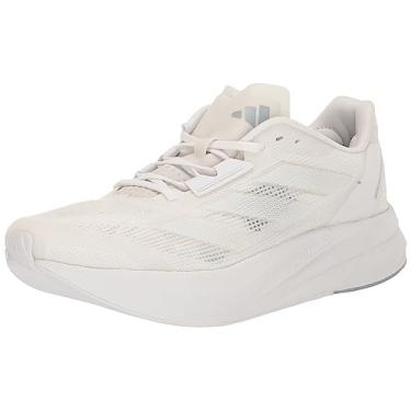 Imagem de adidas Tênis feminino Duramo Speed, Branco/Branco/Halo prata, 9