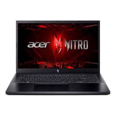 Imagem de Notebook Gamer Acer Nitro V15, Intel Core i5-13420H, 8GB DDR5, ssd 510GB M.2 NVMe, rtx 2050 4GB, 15.6 fhd ips 144Hz, Linux, Preto