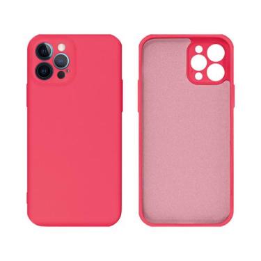 Imagem de Capinha iPhone 12 PRO Proteção Câmera Silicone Aveludado - GCM, Rosa N