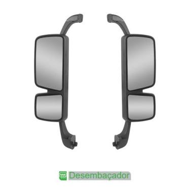 Imagem de 2 Espelho Retrovisor Mercedes-Benz Actros até 2015 Convexo - Fabbof