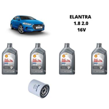Imagem de Kit troca de oleo hyundai elantra 1.8 2.0 2011 diante shell