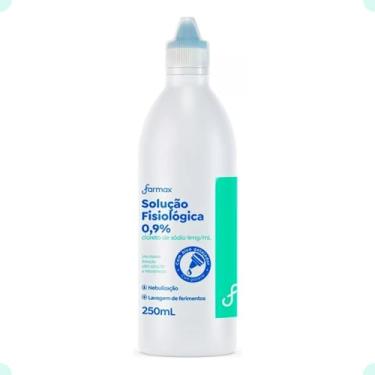 Imagem de Soro Fisiológico 0,9% 250ml Lavagem Ferimentos Lentes Nebulização