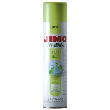 Imagem de JIMO Limpa Box & Banheiro Limpa Perfuma Dá Brilho Espuma Ativa Aerossol 400ml