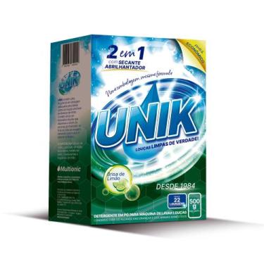 Imagem de Detergente Para Maquina de Lavar Louça Unik 500g com Secante e Abrilha