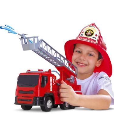 Imagem de Caminhão De Bombeiro Brutale Brinquedo Infantil Menino Roma 1510 - Rom