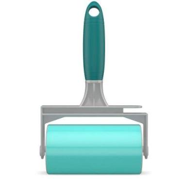 Imagem de Rolo Adesivo Lavável  p/ Remoção de pelos e poeira - Flash Limp