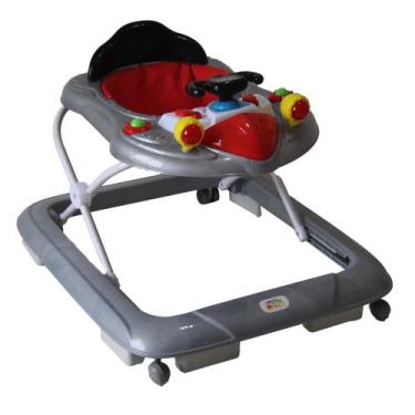 Imagem de Andador Para Bebê Infantil 3 Alturas Trava De Segurança Primeiro Passo