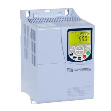 Imagem de Inversor de frequência WEG CFW500 7,5cv 380v 14a Com Entrada Trifásica
