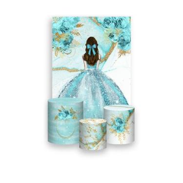 Imagem de Painel De Festa Vertical 1,50 x 2,20 + Trio De Capas Cilindro - Prince