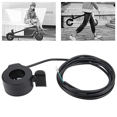 Imagem de VGEBY Acelerador de dedo de scooter, acelerador elétrico de velocidade de scooter, mostrador de dedo e acelerador de acelerador de velocidade, sensor de acelerador, cabo de acelerador elétrico para bicicletas, acessórios de modificação