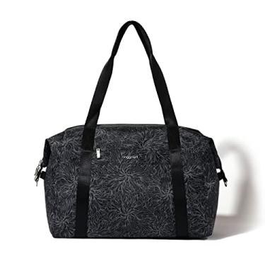 Imagem de Baggallini Bolsa esportiva feminina grande o dia todo, Estampa de flor da meia-noite, One Size