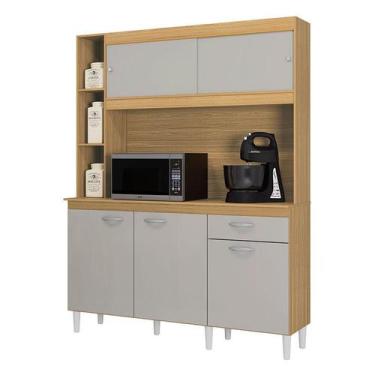 Imagem de Cozinha Kit Duda 140 cm Damasco Off White  Poquema - Poquema Industria