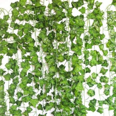 Imagem de Corrente de Hera Trepadeira Artificial Planta Decorativa Festas  - D' 