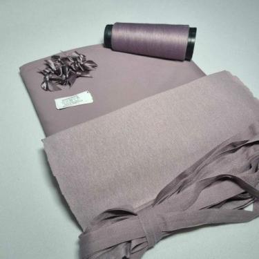 Imagem de Material p/ 5 calcinha lateral dupla plus size - Rendas TDB, Satin