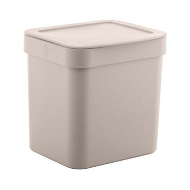 Imagem de Lixeira Cozinha Pia Bancada Ou 2,5L, Bege