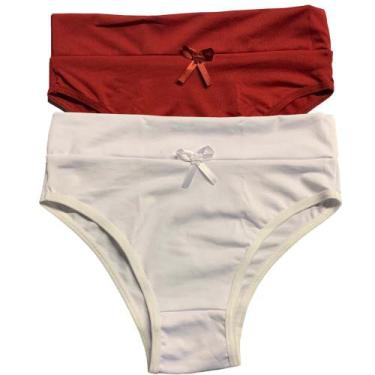 Imagem de Kit 2 de Calcinha Calçola Fristyle Microfibra Lisa Lingerie Atacado, G