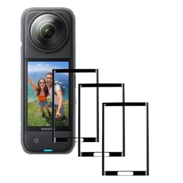 Imagem de debous Protetor de tela Insta 360 X4 X5 para Insta360 X4 X5 X 4 5 Anti-riscos Vidro temperado Clera Hard Protective Film Shield (pacote com 3)