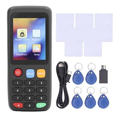 Imagem de Leitor de cartão NFC X7, leitor de cartão RFID, copiadora, gravador duplicador para cartões de identificação IC, Smart Card RFID Copiadora ID IC gravador HD tela colorida (5 cartões T5577 5 fivelas