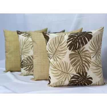 Imagem de Kit 6 Capas Almofadas Lindas Decorativas Sala Sofá C/ Ziper - JH Enxov