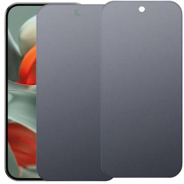 Imagem de YIEDBCX Pacote com 2 protetores de tela de privacidade fosco para Google Pixel 9 Pro XL antirreflexo anti-espião filme macio de 6,8 polegadas