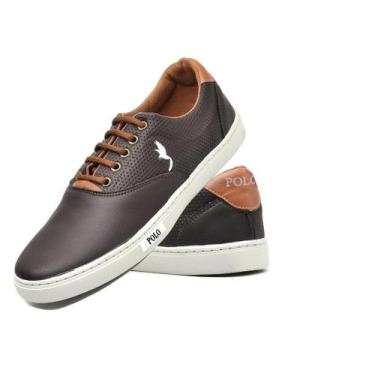 Imagem de Sapatênis Infantil Masculino Kids Casual Macio Confortável - Polo Blu,
