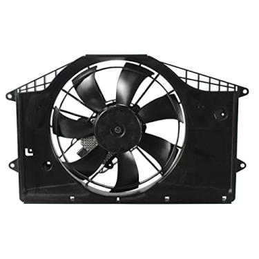 Imagem de Conjunto de ventilador duplo do radiador e condensador da Agility Auto Parts 6010475 para Honda-Civic 2016-2021