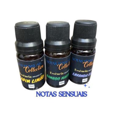 Imagem de Kit Aromatizador Elétrico de tomada Notas Sensuais + 3 essências (Bamb