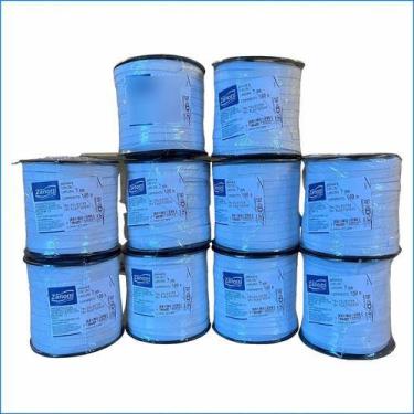 Imagem de Kit 10 Rolos De 100 Metros - Elástico Zanotti Cru/branco 7mm - TERRA D