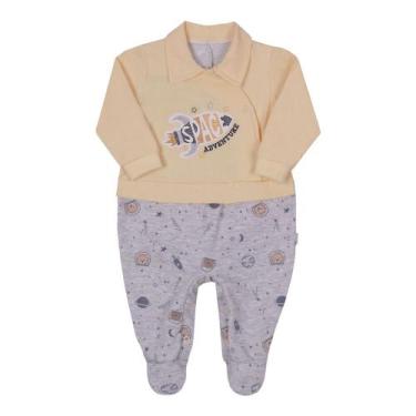 Imagem de Macacão Longo Luxo Bebê Menino Le Bhua / Paraiso Bordado 365 - Le Bhua