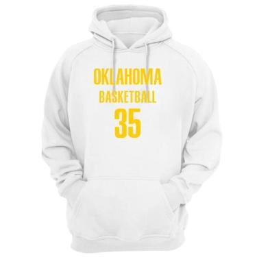 Imagem de Blusa Moletom Capuz Basquete Oklahoma Basketball número 35 - Loja Clic
