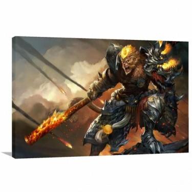 Imagem de Quadro decorativo League Of Legends - Jogos - Tela em Tecido - Wall Fr