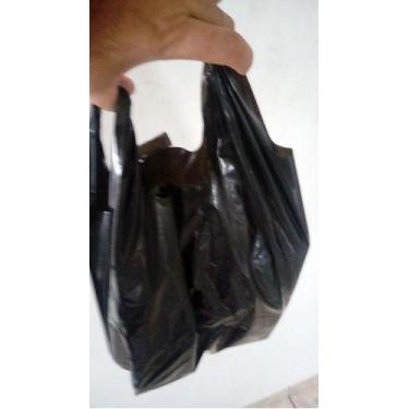 Imagem de Sacola Plástica Preta Reciclada  40x50  Pct. 5 Kg - HIGIPACK