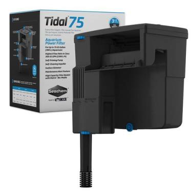 Imagem de Filtro Externo Tidal 75 Seachem Hang On 1500 L/h para Aquário até 300 