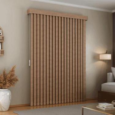 Imagem de Persiana vertical tecido com bando Largura 1,80 X 1,50 Altura - Cores 