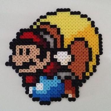 Imagem de Super Mario World Mario Pixel Art Figura - Bitxelados