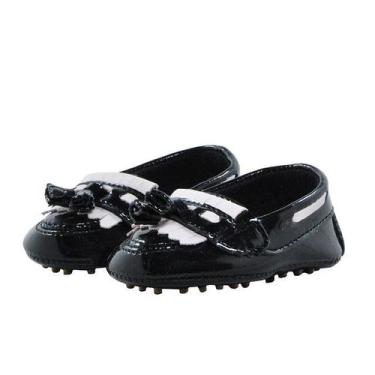 Imagem de Calçados Sapatinho de Bebê - Mocassim Feminimo - Bicho de Pé - Verniz 