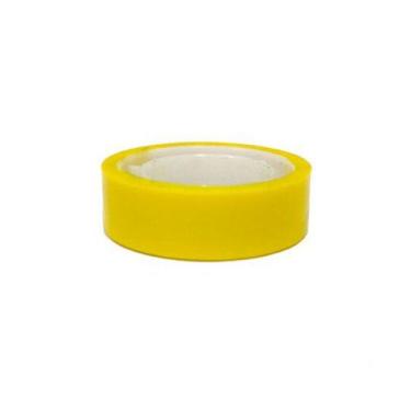 Imagem de Fita Adesiva Pequena Colorida 12mm x 10m  BRW - Unidade, AMARELO