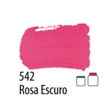 Imagem de Pva Tinta Fosca Para Artesanato Cores - ACRILEX, Rosa escuro 542