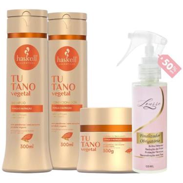 Imagem de Kit Tutano Haskell Shampoo + Cond + Máscara 300ml + Finalizador Obriga