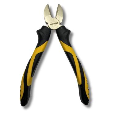 Imagem de Alicate Corte Diagonal 8" Niquelado Aço Carbono 200mm Para Fio Arame eletricista C...
