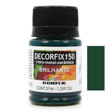 Imagem de Tinta Decorfix 150 Brilhante 37ml - Metal, Vidro e Cerâmica, 439 VERDE