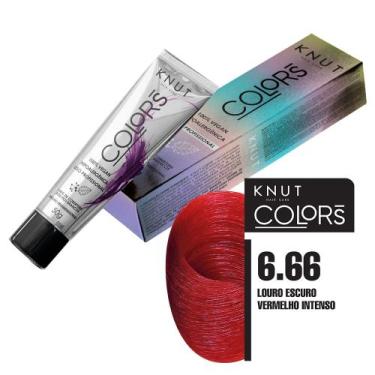 Imagem de KNUT Colors 50g - Louro Escuro Vermelho Intenso 6.66