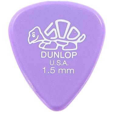 Imagem de Palheta de guitarra Dunlop 41P1.5 Delrin®, lavanda, 1,5 mm, pacote com 12