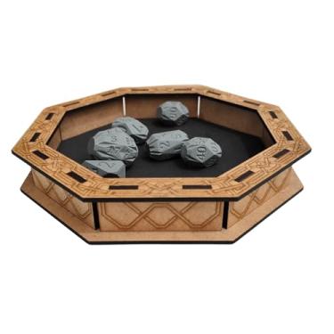 Imagem de Bandeja Mesa De Dados Rpg Compatível D&d Dnd