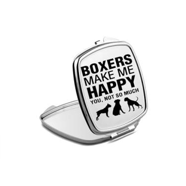 Imagem de Espelho compacto Boxers, presente boxers, espelho fotográfico Make Me Happy, espelho de maquiagem de viagem, espelho pequeno de mão, espelho de bolso portátil, ideia de aniversário (1, quadrado)