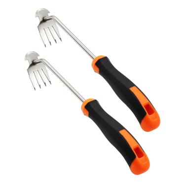 Imagem de Ioxzaqo Ferramenta extrator de ervas daninhas - 2 peças de ferramenta de remoção de ervas daninhas, ferramentas de jardim, extrator de ervas daninhas forjado de aço manganês premium, ferramenta manual