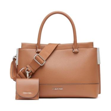 Imagem de Calvin Klein Bolsa Bianca com compartimento triplo, Caramel, One Size